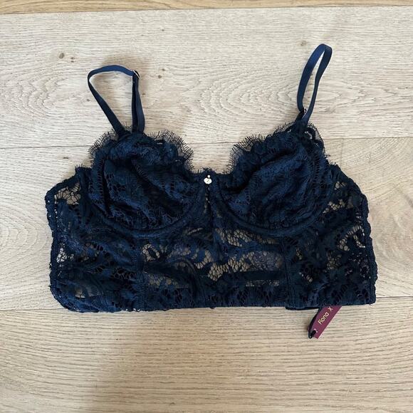 Fiona X Gooseberry Allure Bustier in Black